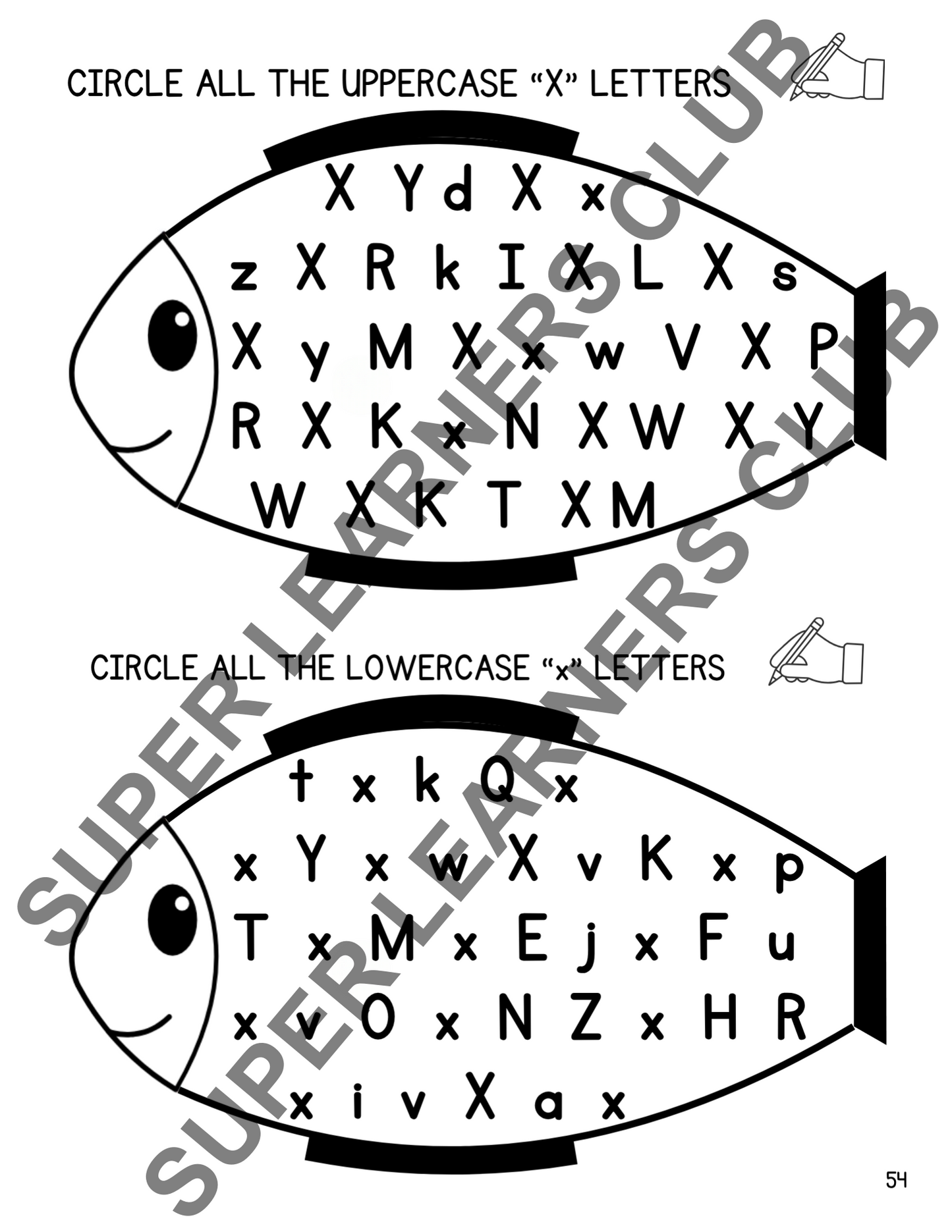 ABC Learning Workbook| Uppercase + Lowercase Letters