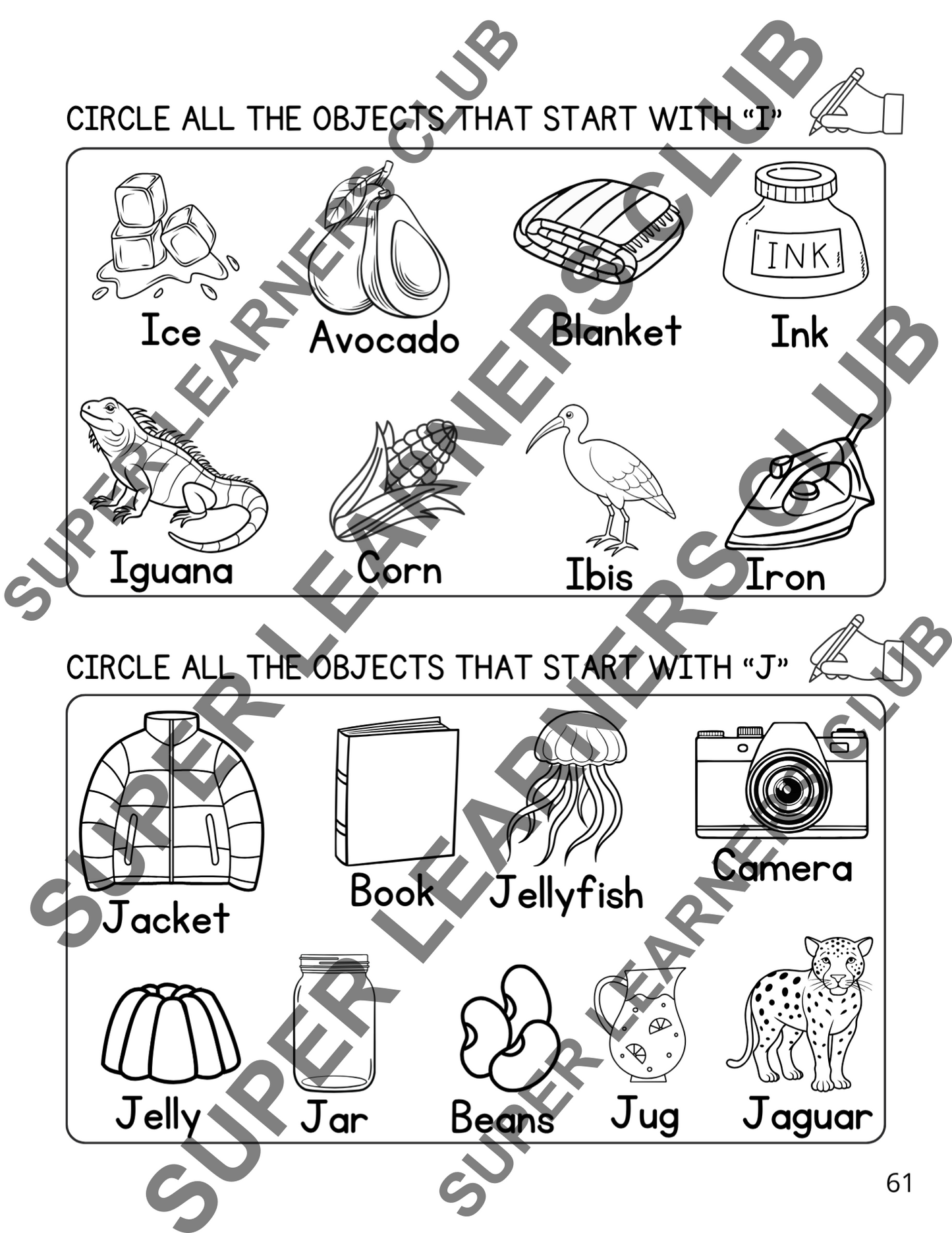 ABC Learning Workbook| Uppercase + Lowercase Letters